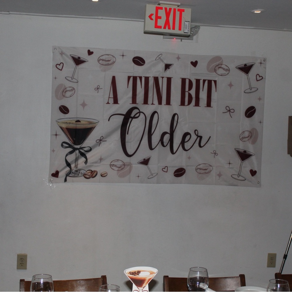 A Tini Bit Older Wall Banner